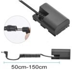 LP E6 DC Coupler Dummy Battery with AC Adapter Energy Provide package Appropriate with Canon EOS 5DS 5DSR 5DIV 5D2 5D3 80D 7DII 70D 60D 6D 7D (LP E6 DC Coupler) - Image 3