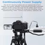 SSK LP-E17 Dummy Battery with 8.4V 3A AC Energy Provide Adapter DC Coupler Equipment Appropriate with Canon EOS RP/M3/M5/850D/200D - Image 4