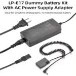 SSK LP-E17 Dummy Battery with 8.4V 3A AC Energy Provide Adapter DC Coupler Equipment Appropriate with Canon EOS RP/M3/M5/850D/200D - Image 8