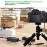 69 Gonine Decode Ac Energy Adapter Equipment Ack-E6 for Canon Eos 70d/7d Eos 60d/6d Eos 5d Mark Ii Iii Eos 5ds Eos 5ds-R Eos 5d Cameras- Black - Image 10