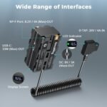 SMALLRIG D-Faucet to Twin Sided NP-F Dummy Battery with USB-C DC Port LED Indicator for Displays and Wi-fi Video Ender-4884 - Image 3