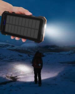 Purchase Mastyle® Waterproof Photo voltaic Energy Financial institution 20000mAh with Compass and Twin USB Ports Extremely Skinny Design - Finest Value India | AskMeFlash - Image 3