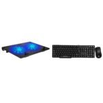 Purchase Zebronics, ZEB-NC3300 USB Powered Laptop computer Cooling Pad with Twin Fan, Twin USB Port and Blue LED Gentle – Greatest Value India | AskMeFlash