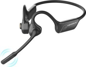 Purchase MONODEAL Bone Conduction Headphones with Mic,Open Ear Headphones Wi-fi Bluetooth 5.1/Mute Perform/Multi-Level Succesful,Air Conduction Headphones with Noise Canceling Mic,for Driving House Workplace – Finest Value India | AskMeFlash