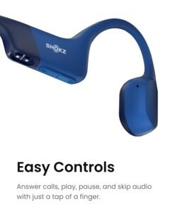 Purchase SHOKZ OpenRun Bone Conduction Sports activities Headphones, Bluetooth Wi-fi Earphones with Mic, 8H Playtime, Open-Ear Waterproof Headset for Working, Exercise, Driving Normal Measurement (Blue Eclipse) - Greatest Value India | AskMeFlash - Image 7