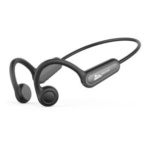 Purchase WeCool Moonwalk M1 Bone Conduction Open Ear Headphones, 5.4 Bluetooth Earphones, IPX5 Water & Sweatproof Consolation-fit Earphones with Ear Hook, Ideally suited for Biking, Mountain climbing, Sports activities, Gymnasium, Exercise- Black – Finest Value India | AskMeFlash