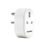 Purchase AGARO Regency 16A Wi-Fi Sensible Plug with Power Monitoring & App Management, Voice Management for Geyser, AC & Heavy Home equipment, Timer & Scheduling, Suitable with Alexa & Google Assistant – White – Finest Value India | AskMeFlash