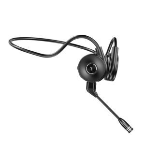 Purchase Bone Conduction Headphones with Mic for Working Driving Low Latency Black|Bone Conduction Bluetooth Headphones — Open-Ear Sport Headset, Bluetooth 5.0, 6–8 hr Playtime – Greatest Value India | AskMeFlash