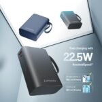 Purchase Ambrane 20000mAh Pocket Measurement Energy Financial institution with Inbuilt Kind-C Cable, 22.5W Quick Charging, Kind-C PD & USB Output, Transportable Mini Powerbank for iPhone, Android & Different Units (MiniCharge 20, Black-Blue) - Greatest Worth India | AskMeFlash - Image 5