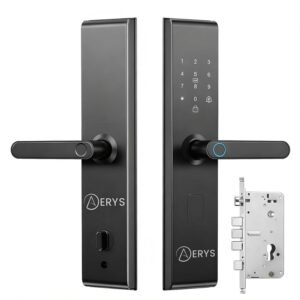 Purchase AERYS Good Door Lock | 4-in-1 Digital Lock with Fingerprint, RFID, PIN & Key | Triple Cylinder Safety (3X Safer) | Black | Primary Door Lock for Residence & Workplace | 3-Yr Guarantee + Free Set up – Greatest Worth India | AskMeFlash