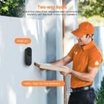 Purchase 1080P Sensible Wi-fi Video Doorbell with Digital camera – Night time Imaginative and prescient, Two-Manner Audio, AI Human Detection, IP65 Waterproof, Battery Powered - Greatest Value India | AskMeFlash - Image 5