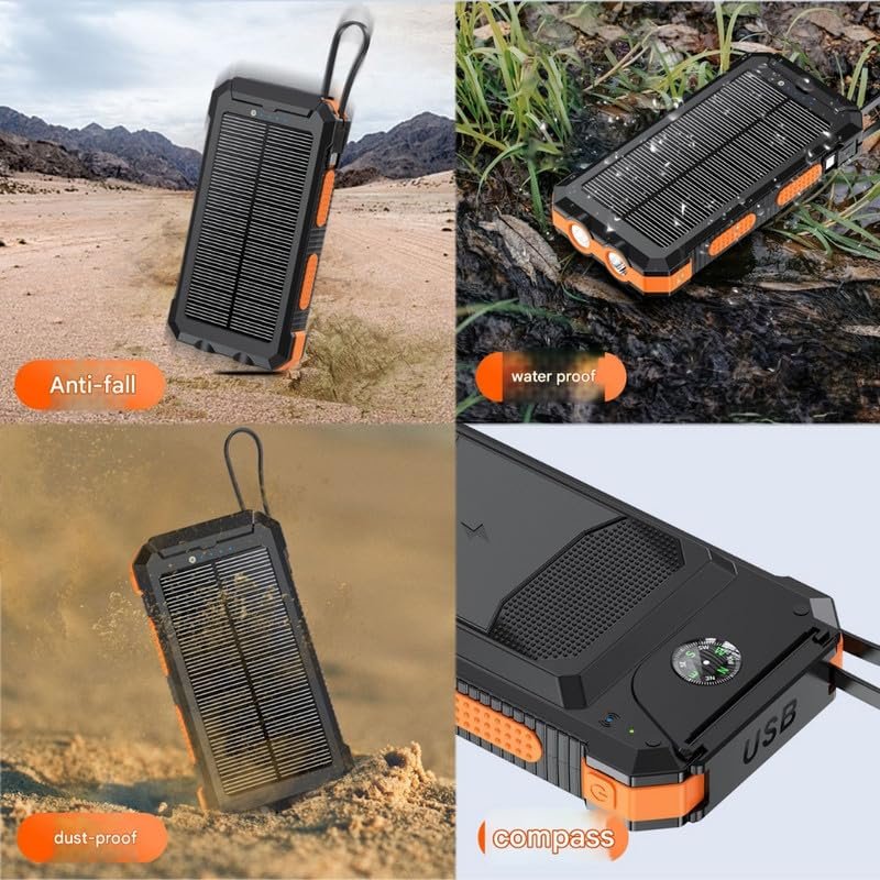 Purchase Outside Photo voltaic Energy Financial institution 20000mAh with Wi-fi Charging Quick Charging Help - Greatest Worth India | AskMeFlash - Image 4