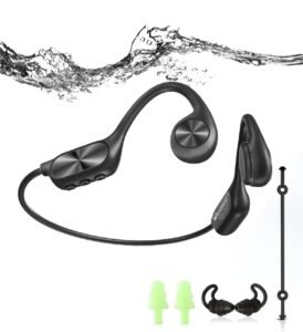 Purchase Bone Conduction Headphones, IPX8 Waterproof Swimming Headphones for Swimmer, Runners, Exerciser, Cyclists, Light-weight Open Ear Headphones, Wi-fi Bluetooth 5.3 with Constructed-in 32GB MP3 Participant – Finest Value India | AskMeFlash