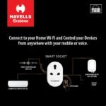 Purchase Havells 16 A Wi-Fi Good Plug (White) with Voice Management & Vitality Monitoring — Appropriate for Giant Home equipment like Geysers, Heaters, OFRs, and Air Conditioners (Works with Alexa and Google Assistant) - Greatest Worth India | AskMeFlash - Image 3
