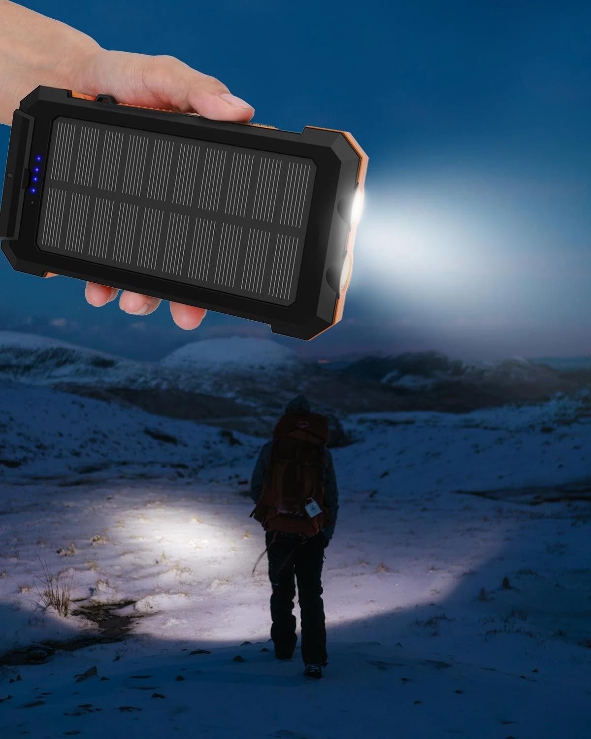 Purchase Waterproof Photo voltaic Energy Financial institution 20000mAh with Compass and Twin USB Ports Extremely Skinny Design - Finest Worth India | AskMeFlash - Image 3