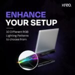 Purchase Kreo Tundra Laptop computer Cooler Pad with 5 Adjustable Followers, Twin USB Port, 5 Adjustable Peak Angles with LCD Show and 10 RGB Modes, Silent Cooling Pad with Below 21 dBA for Workplace and Gaming laptops. - Finest Worth India | AskMeFlash - Image 4