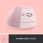 Purchase Logitech Carry Vertical Ergonomic Mouse, Wi-fi, Bluetooth or Logi Bolt USB Receiver, Quiet clicks, 4 Buttons, Suitable with Home windows/macOS/iPadOS, Laptop computer, PC - Rose - Finest Worth India | AskMeFlash - Image 7