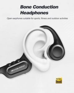 Purchase Bone Conduction Headphones,Open Ear Sport Headphones with Mic, Premium Loud Sound 8Hrs Playtime Bluetooth 5.3 Headphones, IP56 Waterproof Sports activities Headset for Working, Biking,Health - Greatest Value India | AskMeFlash - Image 2