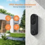 Purchase 1080P Sensible Wi-fi Video Doorbell with Digital camera – Night time Imaginative and prescient, Two-Manner Audio, AI Human Detection, IP65 Waterproof, Battery Powered - Greatest Value India | AskMeFlash - Image 2