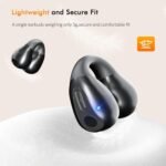 Purchase Open Ear Clip Headphones, Bone Conduction Headphones Wi-fi Earbuds Bluetooth 5.3 Sports activities Earphones Constructed-in Mic with Ear Hooks, IP7 Waterproof Health Ear Buds for Operating 1 - Greatest Value India | AskMeFlash - Image 3