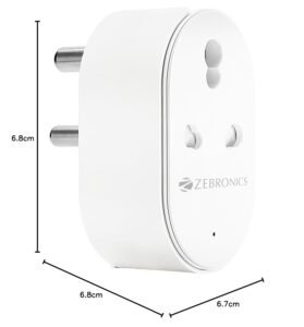 Purchase Zebronics ZEB-SP116, Sensible Wi-Fi Plug Suitable with Google Assistant & Alexa, Helps Upto 16A and Comes with a Devoted APP That Options Scheduled Management and Vitality Monitoring. - Finest Worth India | AskMeFlash - Image 7