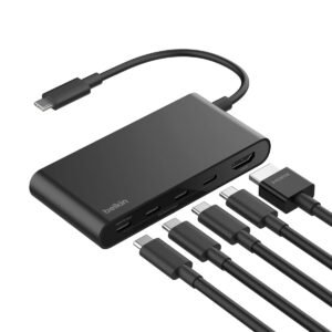 Purchase Belkin USB Hub for Laptop computer 5-in-1, USB C Hub – Multi USB Port Adapter with 4K HDMI @ 60Hz, 100W USB-C PD, 10Gbps Excessive Velocity Knowledge Switch | Kind C Hub Docking Station for MacBook, iPad Professional, Chromebook – Finest Worth India | AskMeFlash