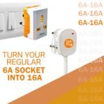 Purchase Embox 6A to 16A Converter Plug for Geysers AC Fridge Microwave Heavy Dwelling Home equipment-16 amp Socket with 3 Pin Shops Appropriate for All Worldwide Plugs (6-16 LED Indicator Plug-Pack of 1) - Finest Value India | AskMeFlash - Image 2