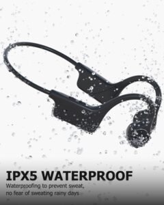 Purchase MONODEAL Bone Conduction Headphones Bluetooth Open Ear Headphones Wi-fi IPX5 Waterproof Headset with Microphone Sport Headphones Lengthy Battery Life Earphones for Runners Health Biking - Finest Value India | AskMeFlash - Image 5