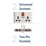 Purchase Aziot 4 Manner Sensible Multi-Plug Adaptor (WiFi+BLE) | 2 Common Sockets | 6Amp | Appropriate with Alexa and Google Assistant - Greatest Value India | AskMeFlash - Image 7