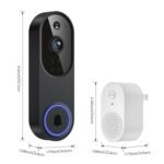 Purchase Wi-fi Video Doorbell Digital camera, 2.4G WiFi Solely, Indoor/Outside Surveillance, Sensible AI Human Detection, 2-Method Speak, Evening Imaginative and prescient, Dwell View, Cloud Storage (Offered Individually) - Finest Worth India | AskMeFlash - Image 8
