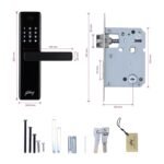Purchase Godrej Sensible Lock | Catus Benefit | 4 in 1 Predominant Door Digital Lock | 4 Entry Modes | Fingerprint, RFID, PIN, Key |for Dwelling & Workplaces | Matte Black | 3Yrs Guarantee - Greatest Worth India | AskMeFlash - Image 7