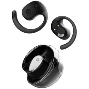 Purchase Fireplace-Boltt Newly Launched Aero Glide Open Ear Wi-fi TWS Earbuds, Customized EQ, Bluetooth 5.4 Earphones, 50H Playtime, Quick Charging Case, 50ms Low-Latency Gaming & Contact Controls Midnight Black – Finest Value India | AskMeFlash