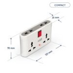 Purchase Aziot 4 Manner Sensible Multi-Plug Adaptor (WiFi+BLE) | 2 Common Sockets | 6Amp | Appropriate with Alexa and Google Assistant - Greatest Value India | AskMeFlash - Image 4