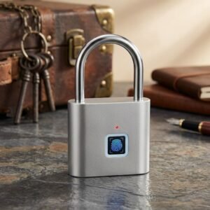 Purchase Security First Fingerprint Good Door Lock with LED Show | Aluminium Biometric Deal with with PIN Code, RFID & App Management for Bag, Library Door & Financial institution Lock Use – Finest Worth India | AskMeFlash