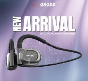 Purchase GRODD BEATZ 900 Open Ear Air Conduction Headphones with Superior Air Conduction Expertise BT5.3, Twin Mic, Twin Pairing, ENC, IPX5, Contact Management, Bluetooth, Black - Greatest Worth India | AskMeFlash - Image 2