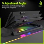 Purchase Archer Tech Lab Cooling Pad Stand for Gaming Laptop computer with RGB Lighting, 5 Turbo Cooler Followers, 5 Adjustable Angles, Aluminum Steel Grid, Cellphone Holder, Helps upto 17" Laptop computer for Gaming Work(Squall 200) - Finest Value India | AskMeFlash - Image 6