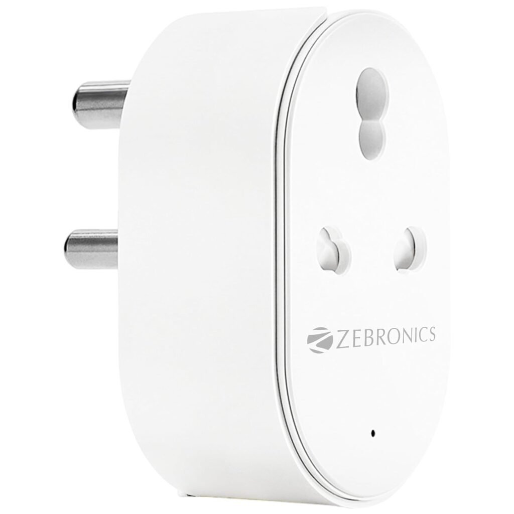 Purchase Zebronics ZEB-SP116, Sensible Wi-Fi Plug Suitable with Google Assistant & Alexa, Helps Upto 16A and Comes with a Devoted APP That Options Scheduled Management and Vitality Monitoring. – Finest Worth India | AskMeFlash