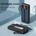 Purchase Photo voltaic Energy Financial institution with Constructed-in Cables, LED Show, USB-C and Lightning, Transportable Charger for Out of doors Journey - Finest Worth India | AskMeFlash - Image 4