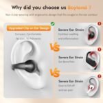Purchase Open Ear Clip Headphones, Bone Conduction Headphones Wi-fi Earbuds Bluetooth 5.3 Sports activities Earphones Constructed-in Mic with Ear Hooks, IP7 Waterproof Health Ear Buds for Operating 1 - Greatest Value India | AskMeFlash - Image 7