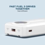 Purchase BonKaso 20000mAh Energy Financial institution 22.5W PD Quick Charging with Constructed-in Sort-C Cable, USB-A & Sort-C Output, Digital LED Show, Slim Transportable Charger for iPhone, Android, Tablets – White - Finest Worth India | AskMeFlash - Image 5