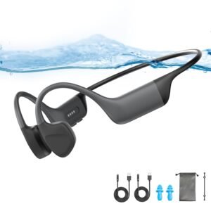 Purchase Bone Conduction Swimming Headphones,Waterproof IP68,Bluetooth 5.4, Constructed-in 32GB TF Swimming Headphones Underwater Music Participant, Open Ear Bluetooth Earbuds (Black) – Greatest Value India | AskMeFlash