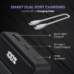 Purchase Portronics Luxcell B 20K Superior 20000 mAh Energy Financial institution with 22.5W Max Output, LED Battery Show, 22.5w Mach USB-A , 20w Kind C PD Output, Kind C Enter, Wake Up Button, Black - Finest Value India | AskMeFlash - Image 8