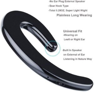 Purchase Drumstone (Solely 𝟭𝟬+𝟱 Yr Guarantee) Bone Conduction Wi-fi Bluetooth Earbuds – Extremely-Skinny Design with Mic, Noise Discount, and Common Compatibility for Sports activities – Finest Value India | AskMeFlash