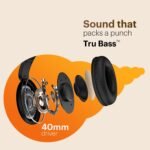 Purchase Noise Two Wi-fi On Ear Headphones with 50 Hours Playtime, Low Latency(as much as 45ms), 4 Play Modes, Twin Pairing, BT v5.3 (Daring Black) - Finest Value India | AskMeFlash - Image 6