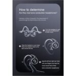 Purchase Bone Conduction Headphones with Mic for Operating Driving Low Latency Black - Greatest Value India | AskMeFlash - Image 3