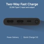 Purchase Xiaomi Energy Financial institution 4i 10000mAh 22.5W Quick Charging PD|Sensible 12 Layer Safety| Sturdy Metal Casing |Triple Output Ports|Helps All Cellphone(MI Energy Financial institution),Black - Greatest Worth India | AskMeFlash - Image 7