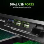 Purchase SpinBot Airflow X10 Laptop computer Cooling Pad with Twin Followers | Low Noise 30dB | 4-Degree Adjustable Stand | 2 USB Ports with Velocity Management | Cooling Stand for Gaming & Work Laptops as much as 17" - Greatest Worth India | AskMeFlash - Image 4