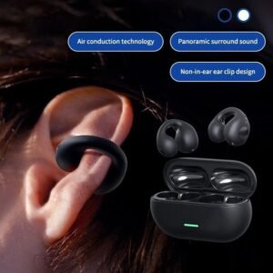 Purchase Techking 15 Years Guarantee Bone Conduction Bluetooth 5.3 Open-Ear Clip Headphones | Extremely-Gentle Wi-fi Earbuds for Sports activities, Journey & Every day Use | Safe Match & HD Sound – Greatest Value India | AskMeFlash