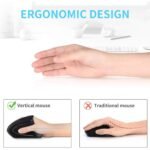 Purchase 2020 Upgraded Vertical Wi-fi 2.4G Optical Ergonomic Mouse-Scale back Wrist Ache, 6 Buttons 4 Adjustable DPI 1000/1600/2000/2400 Ranges, Higher Efficiency for PC, Desktop, Laptop computer. - Greatest Worth India | AskMeFlash - Image 3