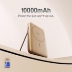 Purchase Ambrane Qi2 Magsafe Wi-fi 10000mAh Powerbank, Quicker 15W Wi-fi Charging, Higher Magnetic Power, Low Warmth with Qi2 Licensed Expertise, Metallic Stand, for iPhone 12 or Later (MagSurge, Purple) - Finest Value India | AskMeFlash - Image 5